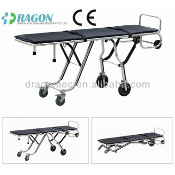 DW-TR007 aluminum alloy corpse trolley mortuary stretcher